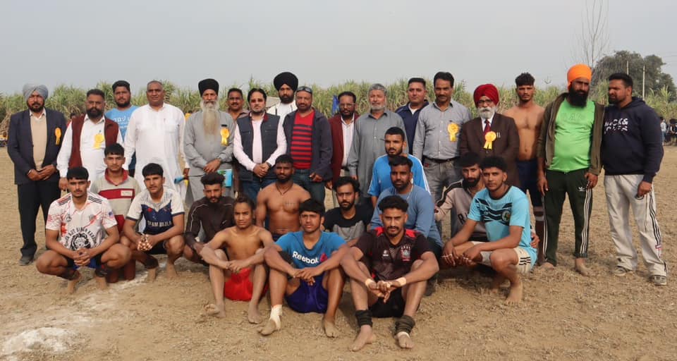 Kabaddi tournament organized in village Moila Wahidpur